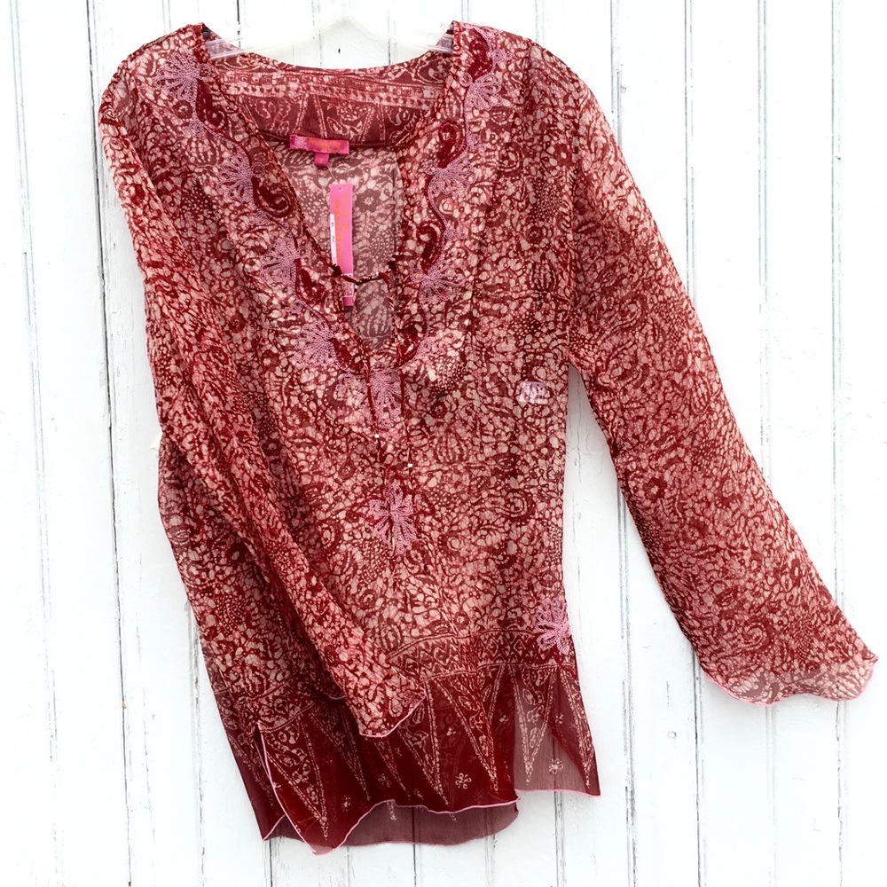 POUPETTE ST BARTHS SILK TUNIC